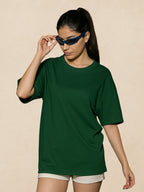Zwuri Women | Solids - Jungle Vibe Oversized T-Shirt