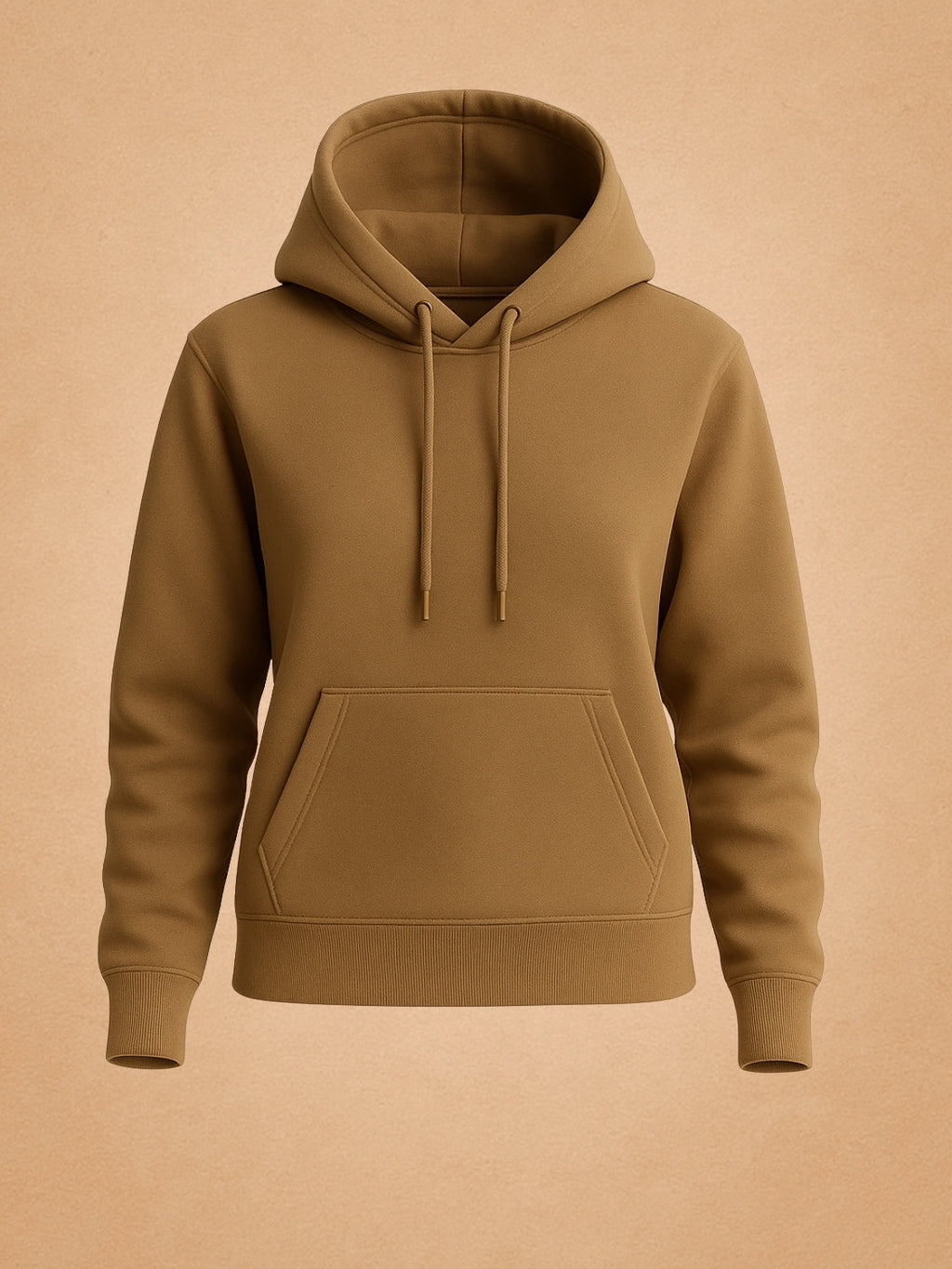 Zwuri Women | Solids - Biscoff Brown Oversized Hoodie