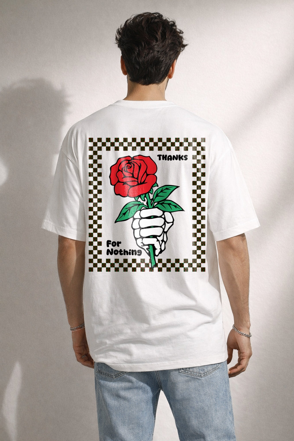 Zwuri Men | Roses - Cloud Nine Oversized T-Shirt