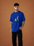 Zwuri Men | Banana - Ocean Breeze Oversized T-Shirt