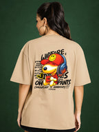 Zwuri Women | Camouflage - Caramel Kiss Oversized T-Shirt