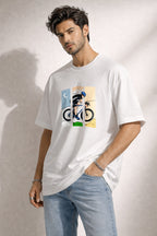 Zwuri Men | Cyclist - Cloud Nine Oversized T-Shirt