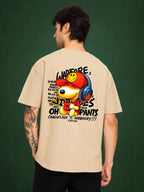 Zwuri Men | Camouflage - Caramel Kiss Oversized T-Shirt