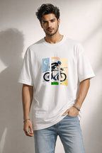 Zwuri Men | Cyclist - Cloud Nine Oversized T-Shirt