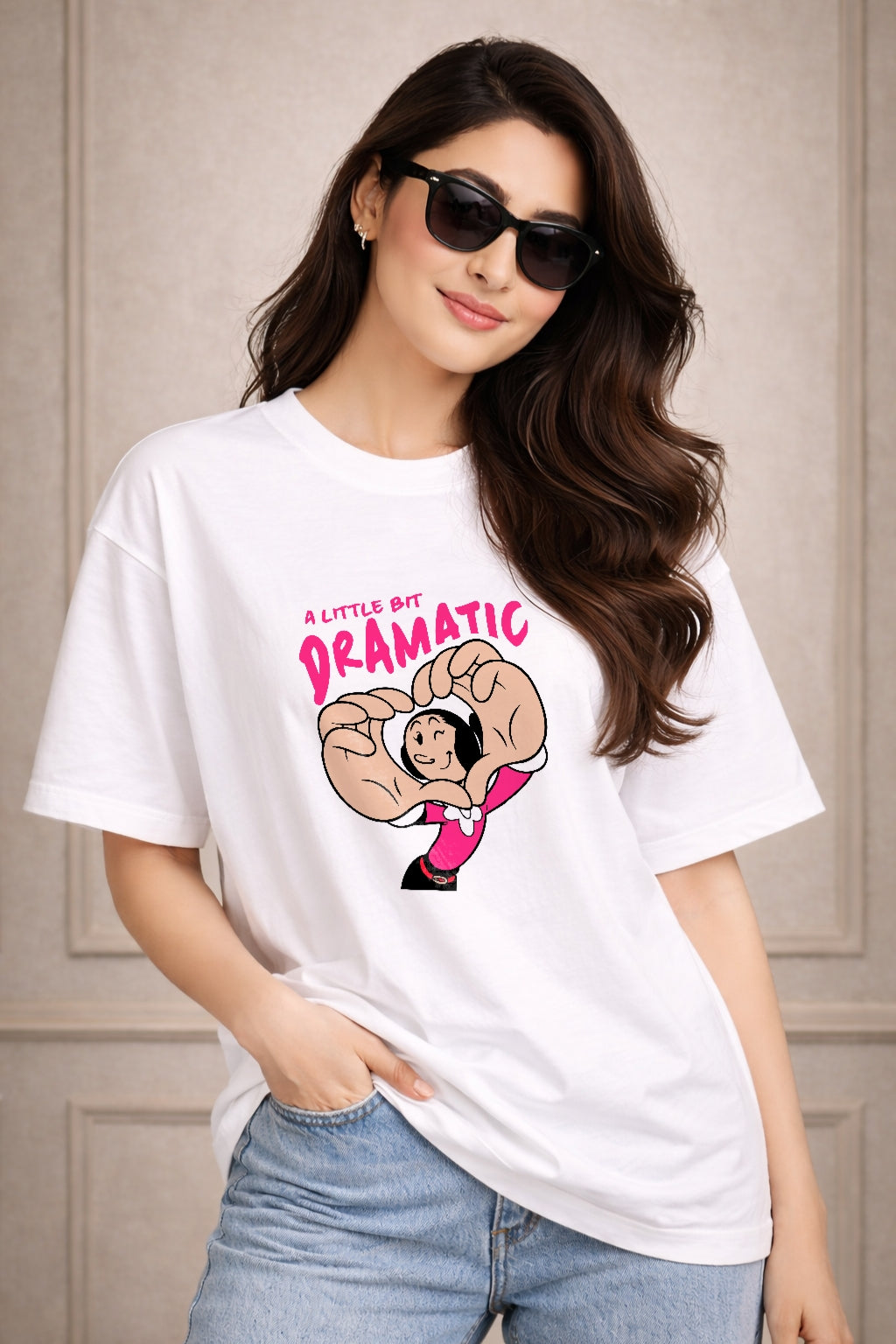 Zwuri Women | Dramatic - Cloud Nine Oversized T-Shirt