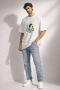 Zwuri Men | Cyclist - Cloud Nine Oversized T-Shirt