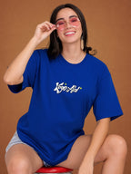 Zwuri Women | Manifest - Ocean Breeze Oversized T-Shirt