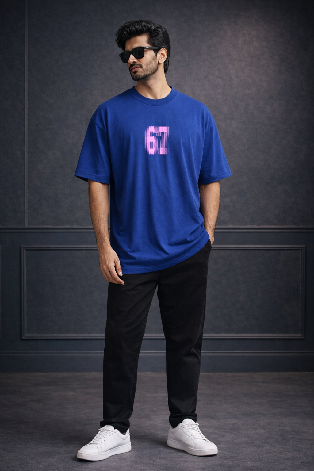 Zwuri Men | 67 - Ocean Breeze Oversized T-Shirt