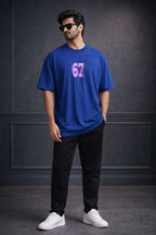 Zwuri Men | 67 - Ocean Breeze Oversized T-Shirt