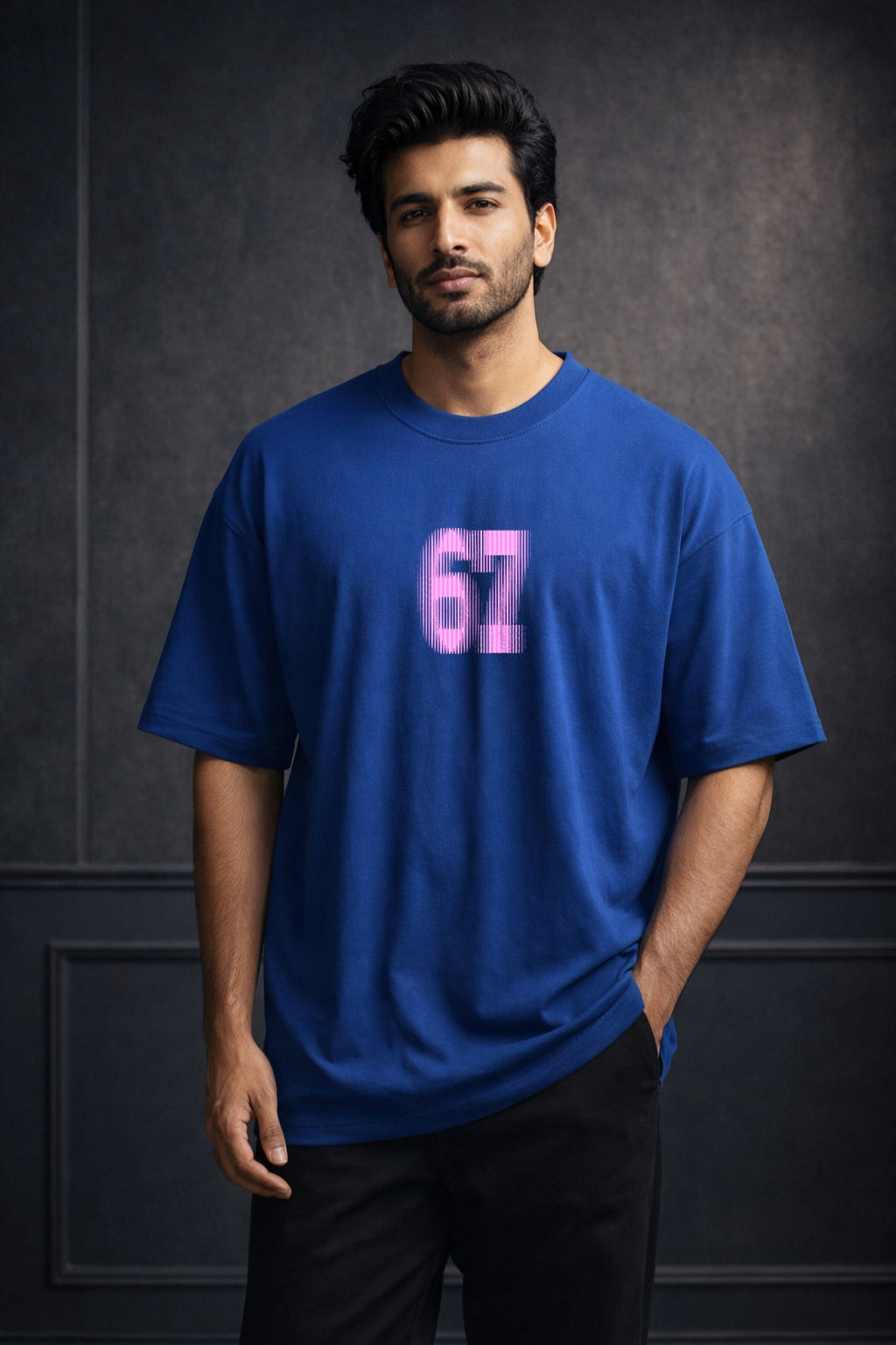 Zwuri Men | 67 - Ocean Breeze Oversized T-Shirt