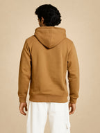 Zwuri Men | Solids - Biscoff Brown Oversized Hoodie