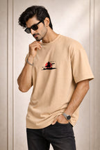 Zwuri Men | Warriors - Caramel Kiss Oversized T-Shirt