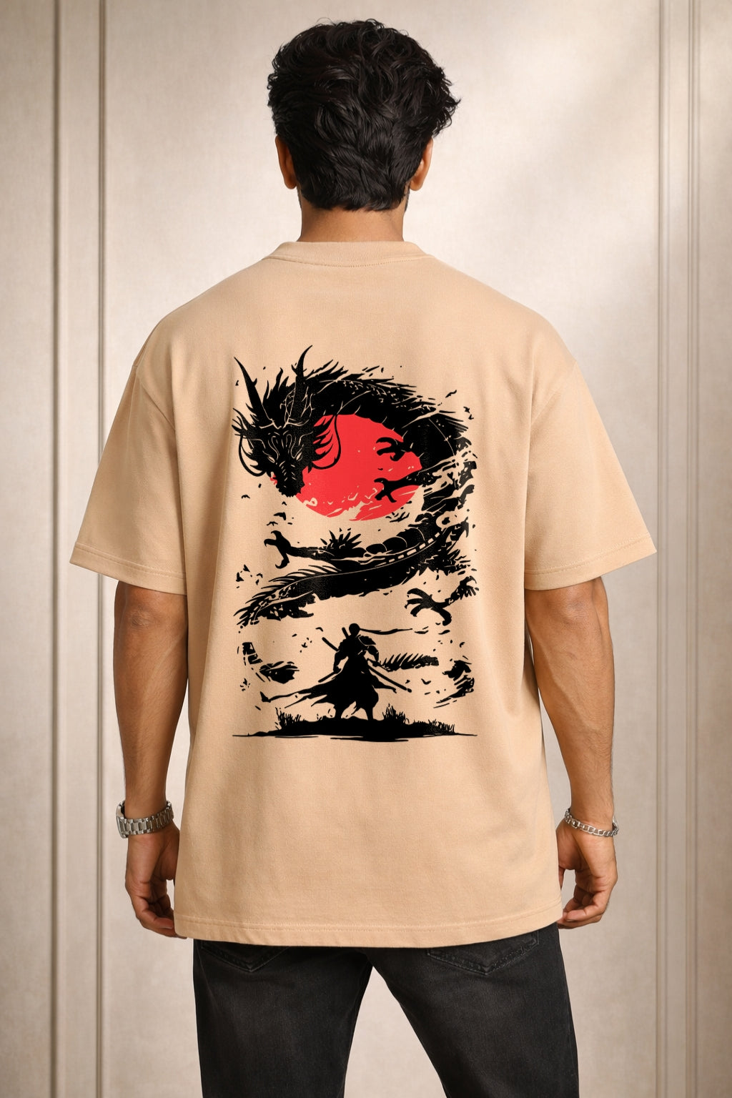 Zwuri Men | Warriors - Caramel Kiss Oversized T-Shirt