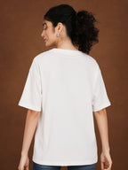 Zwuri Women | Solids - Cloud Nine Oversized T-Shirt
