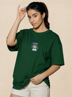 Zwuri Women | Graffiti - Jungle Vibe Oversized T-Shirt