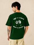 Zwuri Men | Why U Lookin - Jungle Vibe Oversized T-Shirt