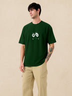 Zwuri Men | Why U Lookin - Jungle Vibe Oversized T-Shirt