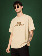 Zwuri Men | Journey - Caramel Kiss Oversized T-Shirt