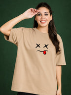 Zwuri Women | XO - Caramel Kiss Oversized T-Shirt