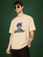 Zwuri Men | Rock ‘n’ Roll - Caramel Kiss Oversized T-Shirt