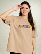 Zwuri Women | Dripping - Caramel Kiss Oversized T-Shirt
