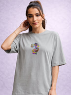 Zwuri Women | Aloha - Concrete Jungle Oversized T-Shirt