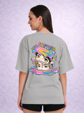 Zwuri Women | Dripping - Concrete Jungle Oversized T-Shirt