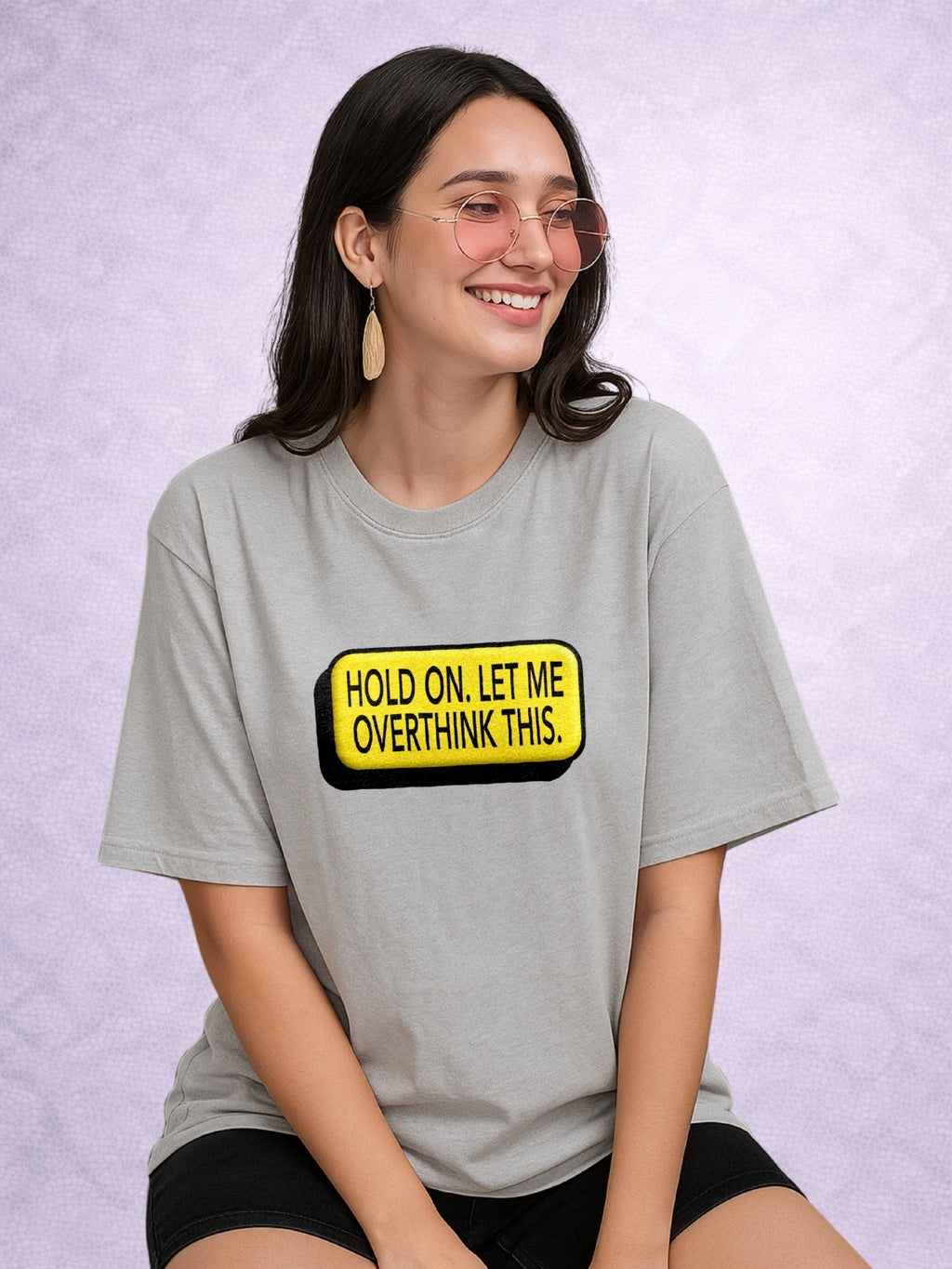 Zwuri Women | Overthink - Concrete Jungle Oversized T-Shirt