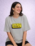 Zwuri Women | Overthink - Concrete Jungle Oversized T-Shirt