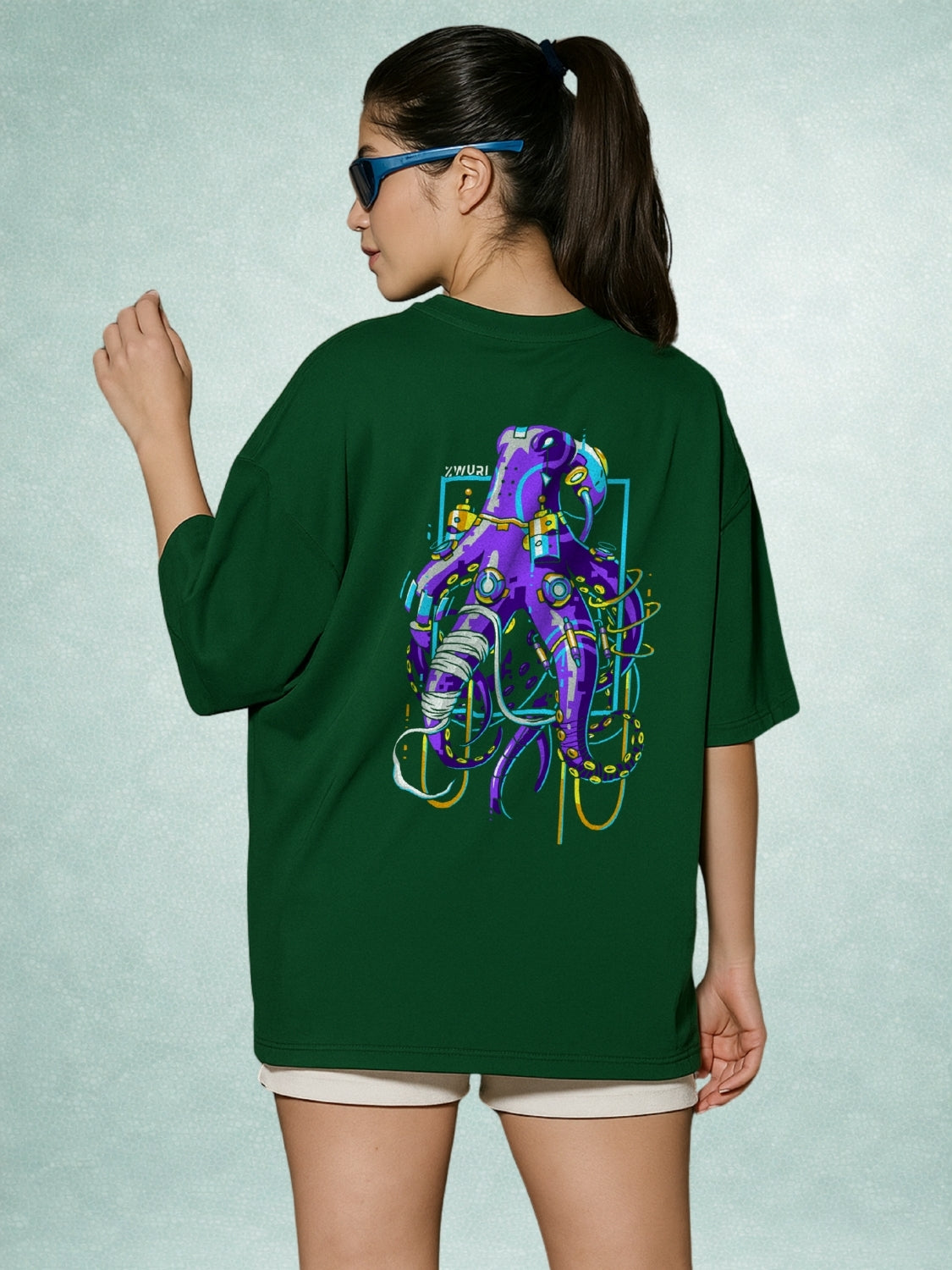 Zwuri Women | Octahand - Jungle Vibe Oversized T-Shirt