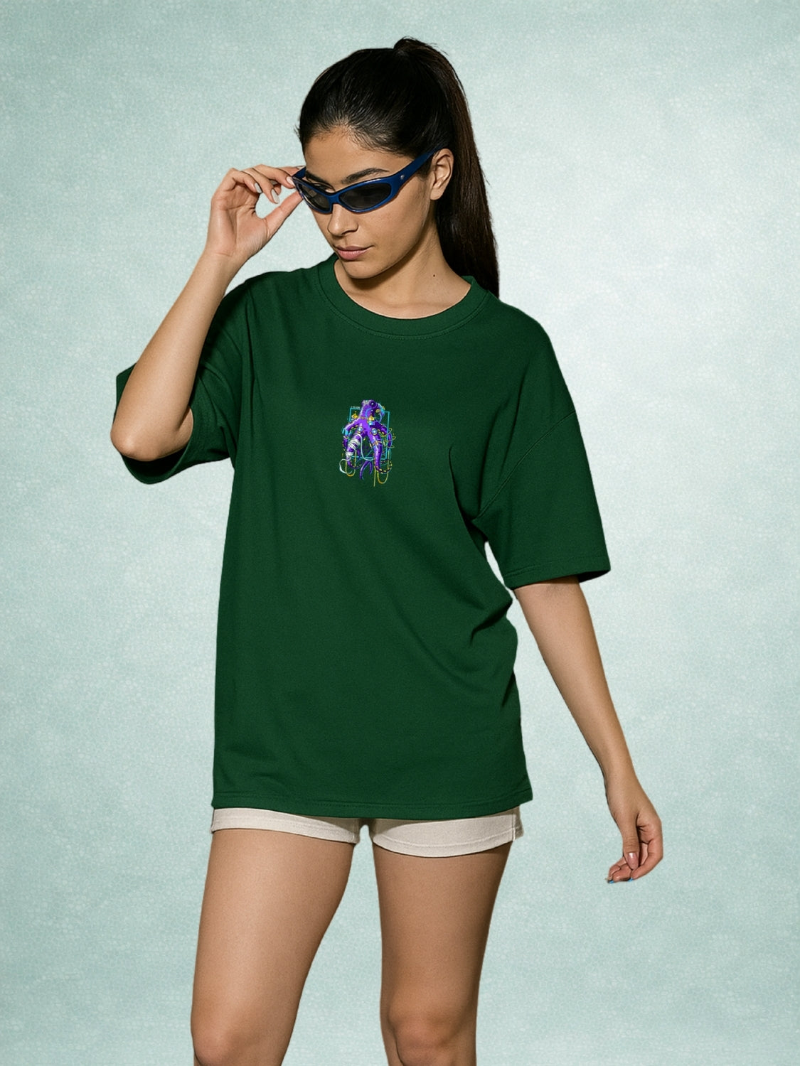 Zwuri Women | Octahand - Jungle Vibe Oversized T-Shirt