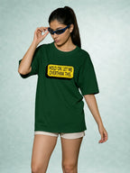 Zwuri Women | Overthink - Jungle Vibe Oversized T-Shirt