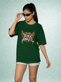 Zwuri Women | Toxic Angel - Jungle Vibe Oversized T-Shirt