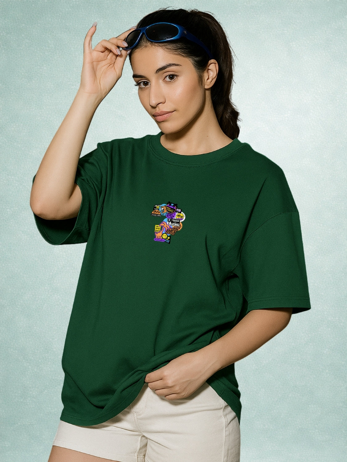 Zwuri Women | Aloha - Jungle Vibe Oversized T-Shirt