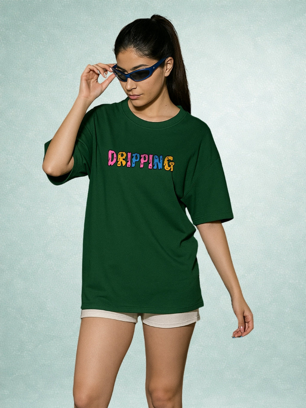 Zwuri Women | Dripping - Jungle Vibe Oversized T-Shirt