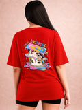 Zwuri Women | Dripping - Cherry Bomb Oversized T-Shirt