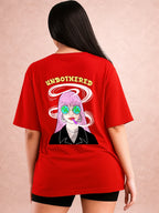 Zwuri Women | Unbothered - Cherry Bomb Oversized T-Shirt