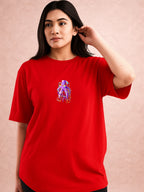 Zwuri Women | Octahand - Cherry Bomb Oversized T-Shirt