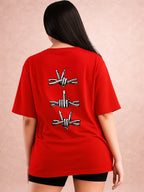 Zwuri Women | Off Limits - Cherry Bomb Oversized T-Shirt