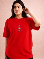 Zwuri Women | Off Limits - Cherry Bomb Oversized T-Shirt