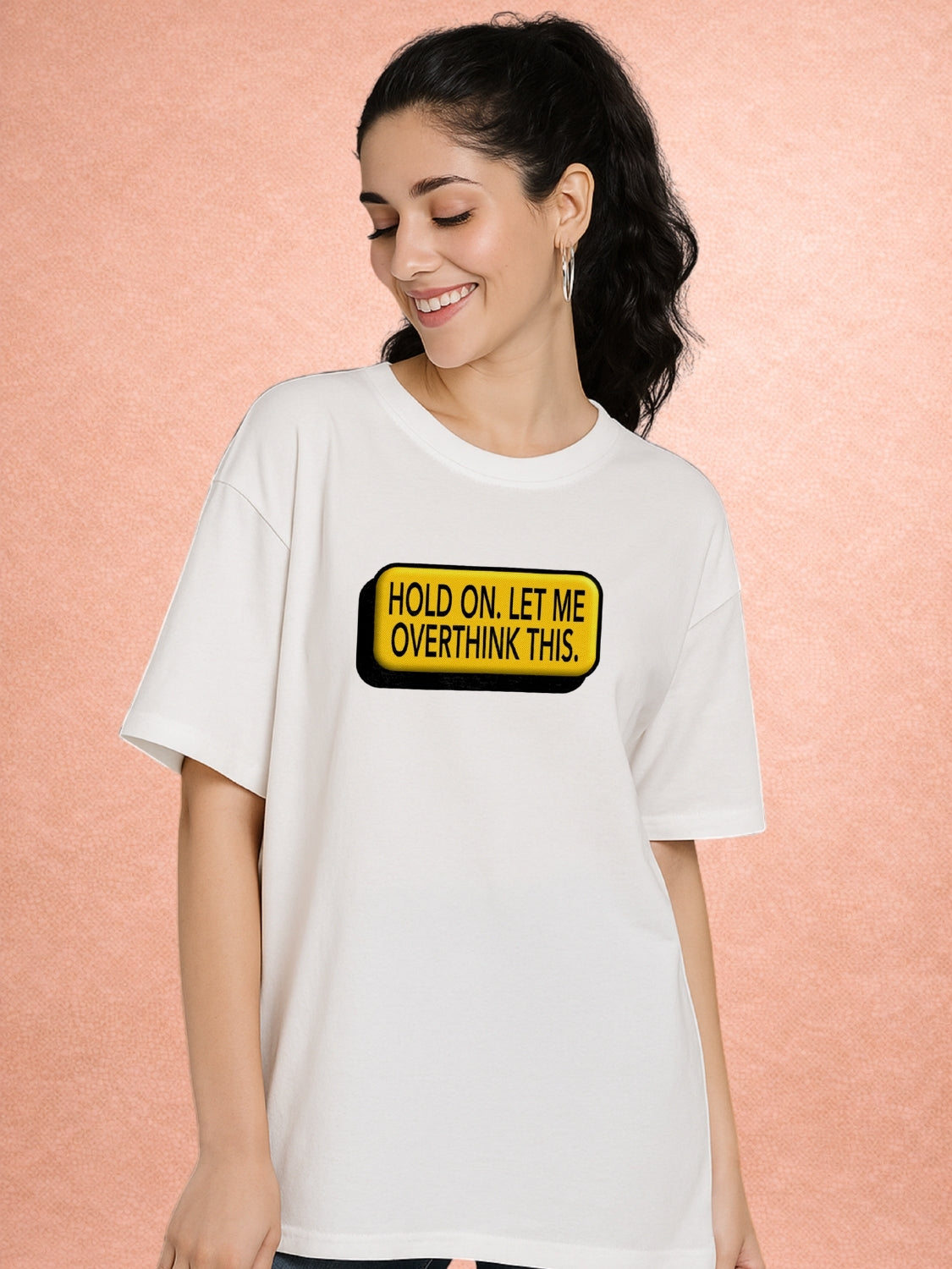 Zwuri Women | Overthink - Cloud Nine Oversized T-Shirt