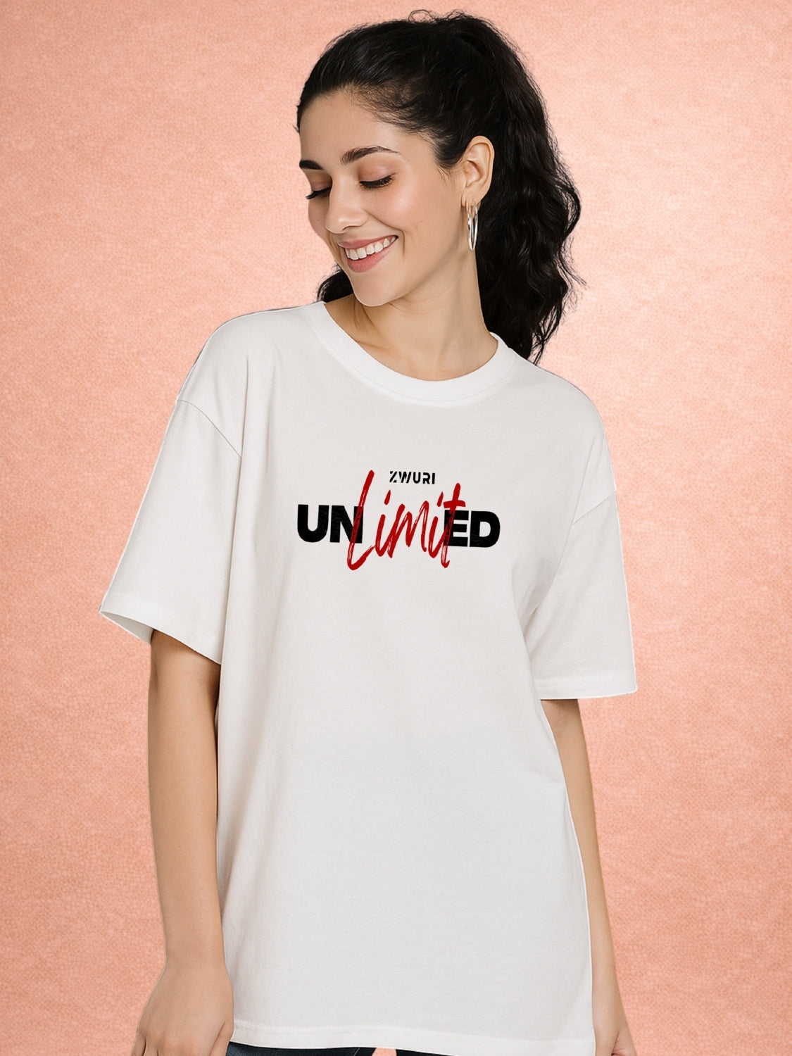 Zwuri Women | Unlimited - Cloud Nine Oversized T-Shirt