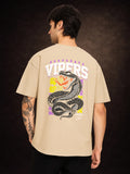 Zwuri Men | Vipers - Caramel Kiss Oversized T-Shirt