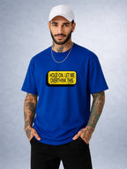 Zwuri Men | Overthink - Ocean Breeze Oversized T-Shirt