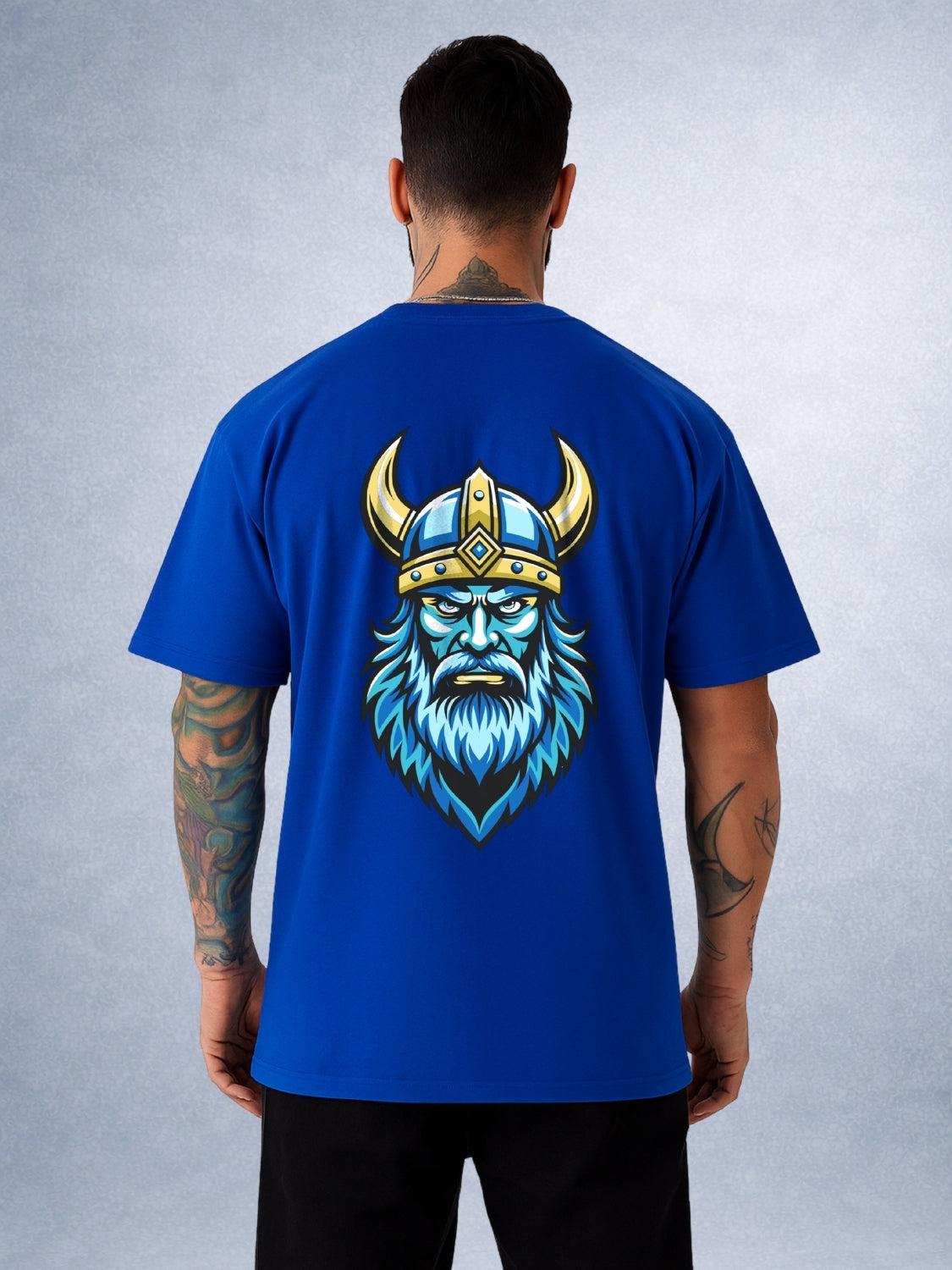 Zwuri Men | Vikings - Ocean Breeze Oversized T-Shirt