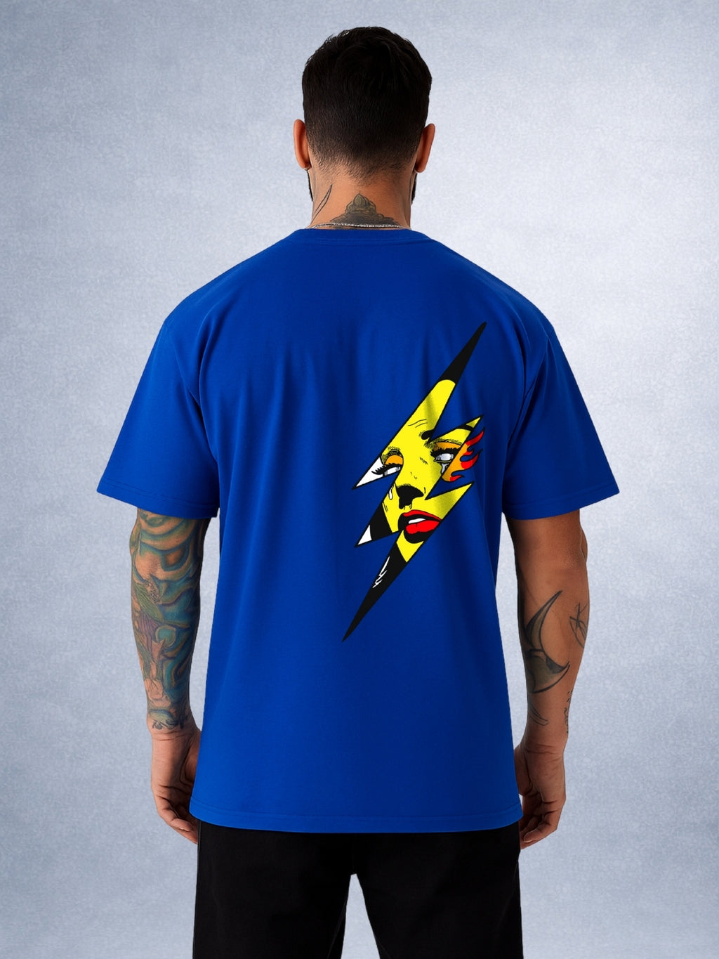 Zwuri Men | Zap - Ocean Breeze Oversized T-Shirt