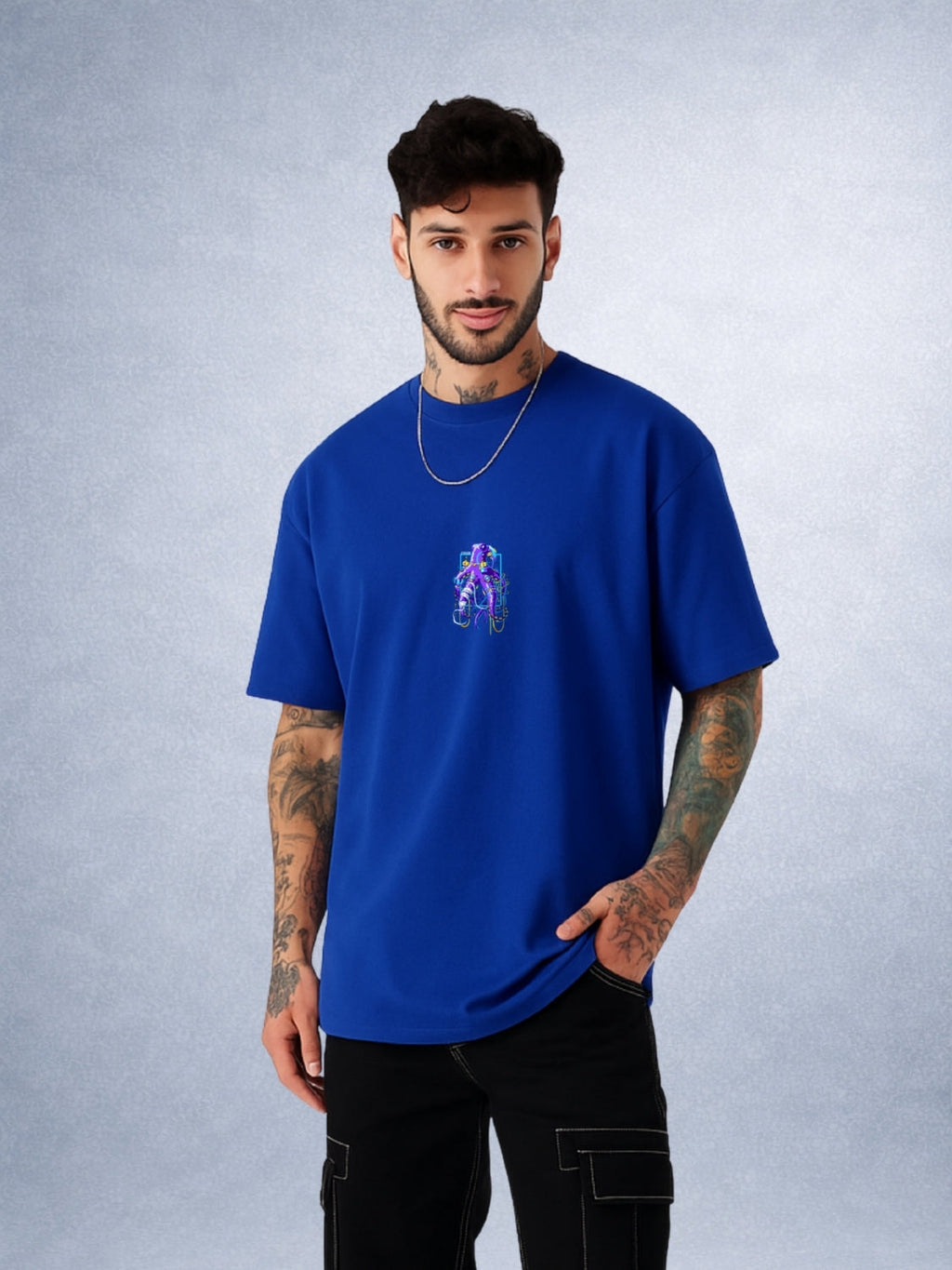 Zwuri Men | Octahand - Ocean Breeze Oversized T-Shirt