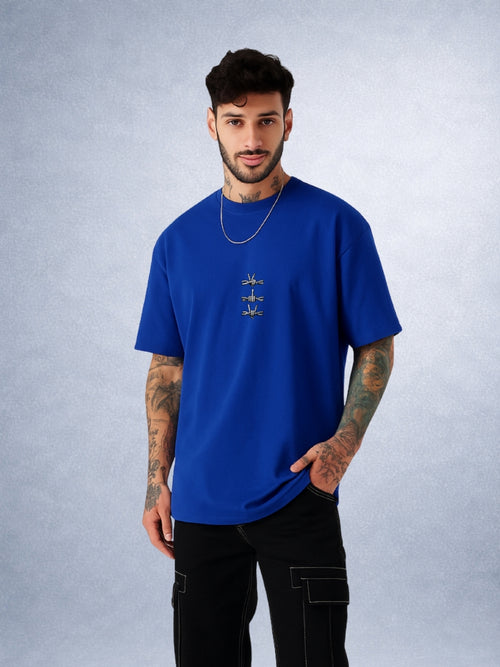 Zwuri Men | Off Limits - Ocean Breeze Oversized T-Shirt