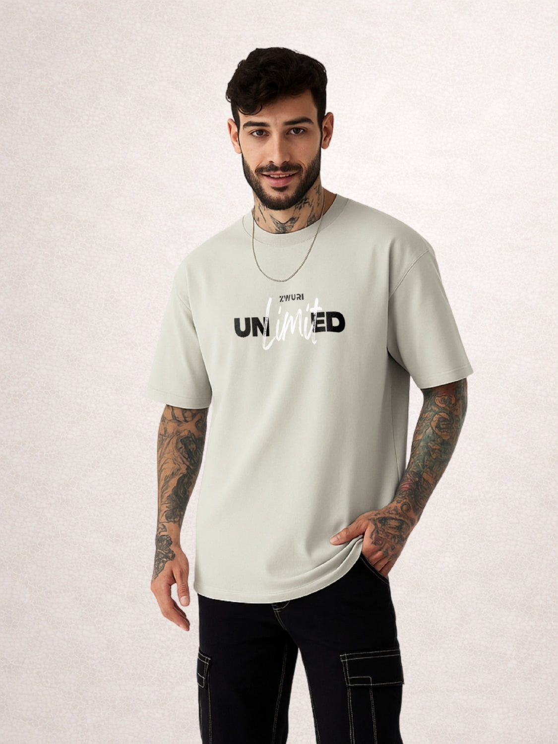 Zwuri Men | Unlimited - Concrete Jungle Oversized T-Shirt