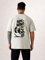 Zwuri Men | Ride The Wind - Concrete Jungle Oversized T-Shirt